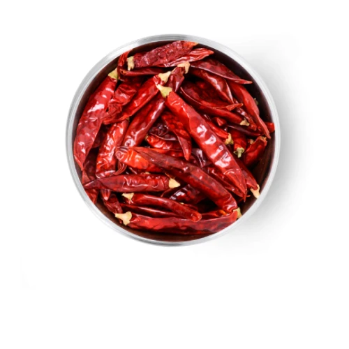 Whole dry red chillies from India for export markets